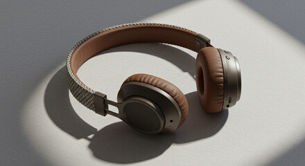 Stylish over-ear headphones with premium materials, perfect for immersive audio experiences and enjoying your favorite tunes in comfort and sophistication