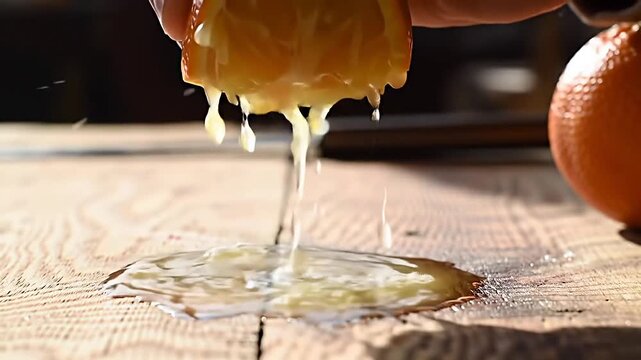 Jeruk segar siap diperas untuk jus