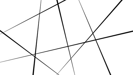 Random geometric line pattern on a transparent background. Random line low poly pattern. abstract seamless line vector. 