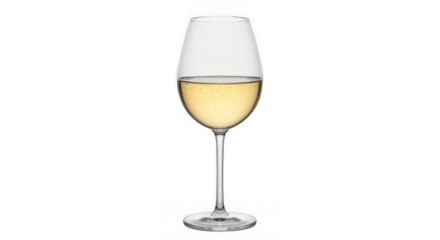 Glass of White Wine – Isolated on Transparent PNG Background , white wine, wine glass, glass of wine, isolated wine glass, transparent background, white wine glass, alcoholic beverage