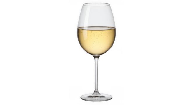 Glass of White Wine – Isolated on Transparent PNG Background , white wine, wine glass, glass of wine, isolated wine glass, transparent background, white wine glass, alcoholic beverage