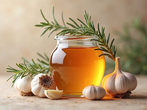 garlic and spices