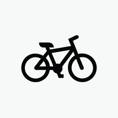 Fototapeta premium minimalist bycycle icon vector template 