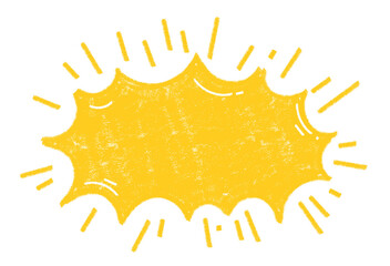 Blink speech bubbles in hand drawn style set, text frame dialog balloon, doodle talk speech bubble frame design element. decorative vector illustration	