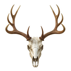 deer head isolated on white
