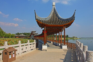 Obraz premium Jinxi Ancient Town, Jiangsu, China