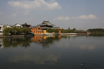 Fototapeta premium Jinxi Ancient Town, Jiangsu, China