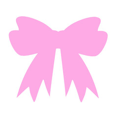 ribbon bow vector illustration