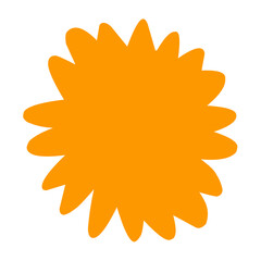 abstract shape flat vector