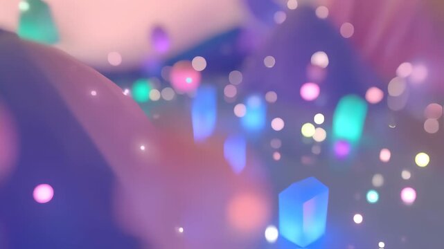 Abstract Blurred Lightscape