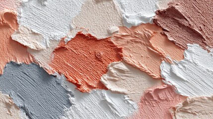 Abstract textured surface of blended earthy tones