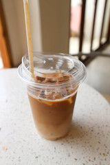iced coffee , iced latte coffee or iced mocha coffee
