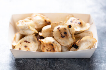 food truck chinese fried dumplings