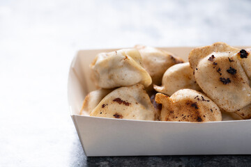 food truck chinese fried dumplings