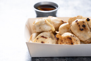 food truck chinese fried dumplings