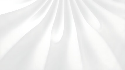 Obraz premium Ultra HD white abstract geometrical surface with concave design and futuristic gradient lighting.