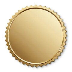 gold medal isolated on white