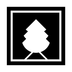 beautiful, simple and elegant pine tree logo