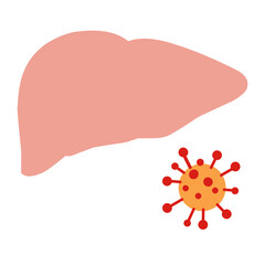 Viral Hepatitis Vector Illustration