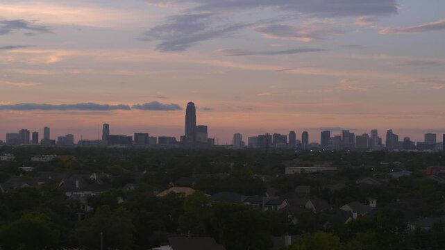 Drone view of Galleria area in Houston 5