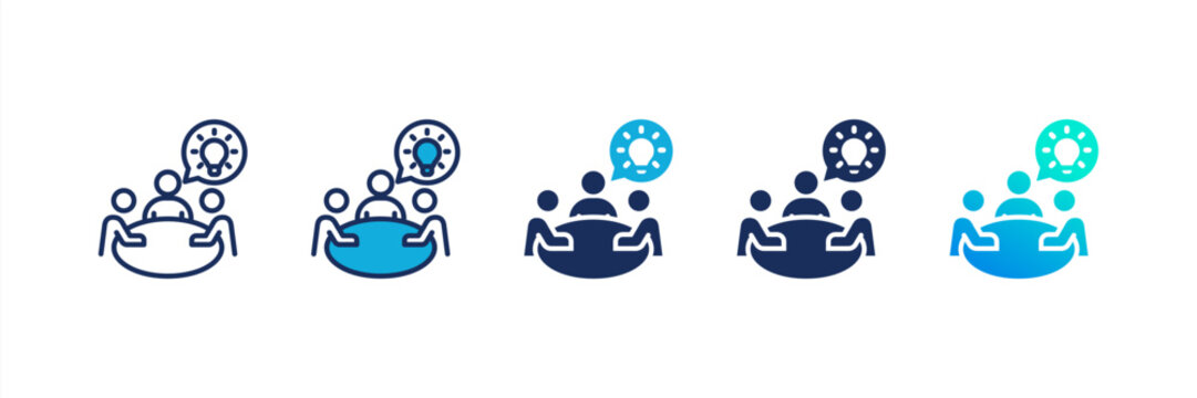 Advisory Board icon set multiple style collection