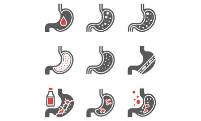 Obraz premium Health and Medical Awareness Icons