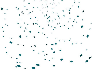 紙吹雪、m16青緑、3円上-10-1