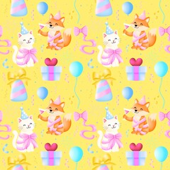 Celebrate New Year's Day Seamless