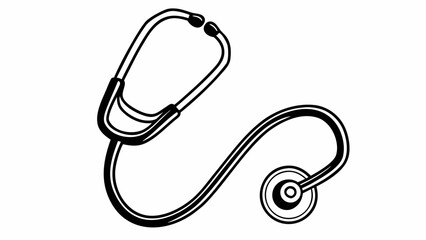 Stethoscope medical healthcare doctor nurse diagnosis equipment health heart clinic tool checkup instrument medical icons