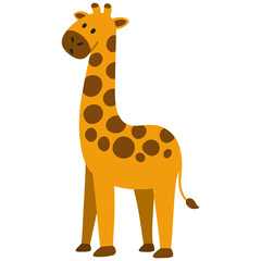 Hand drawn giraffe cartoon illustration  © GOOKKIK