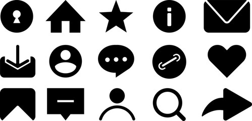 Minimalist User Interface Icon Pack