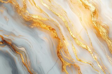 Obraz premium Abstract marble texture with gold veins