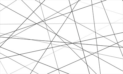 Abstract white background with black lines .