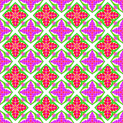 Colorful Floral Mandala Pattern Background 005