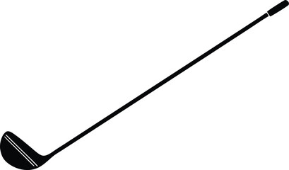 golf bat silhouette vector