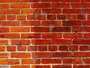 red brick wall
