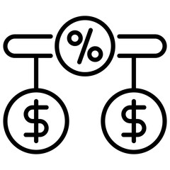 Equity Outline Icon