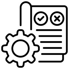 Code Of Conduct Outline Icon