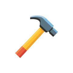 A stylish graphic representation of a hammer, symbolizing construction, craftsmanship, and the tools of trade used by builders and craftsmen.