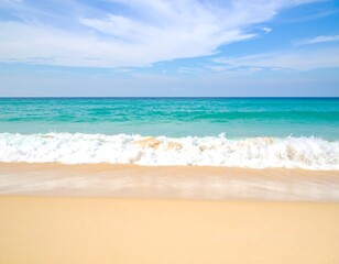 Fototapeta premium Tranquil beach scene