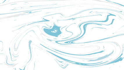 Abstract vector background. Monochrome marble pattern. Blue and white liquid texture.