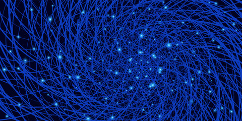 Scene blue light on dark background with effect glowing. modern eps 10