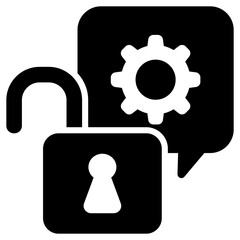 Disclosure Glyph Black Icon
