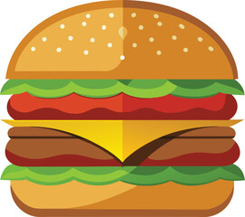 Burger with layers