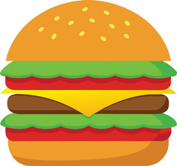 Burger with layers