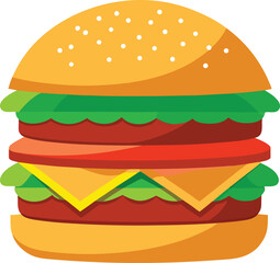 Burger with layers