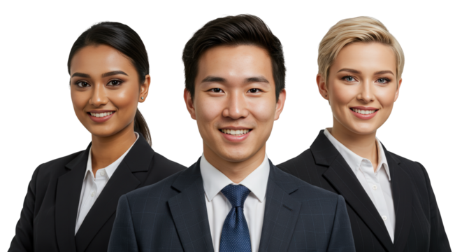 team professionals business portrait professionals people team diverse confident business diverse professionals