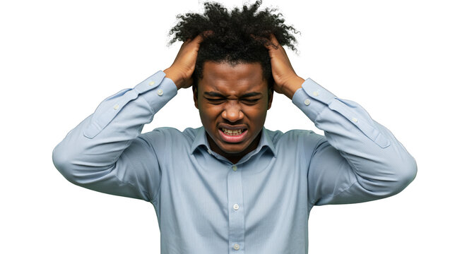  anxious man stressed man with  upset man stressed  frustrated man hands man head  worried man on  frustrated man - Powered by Adobe