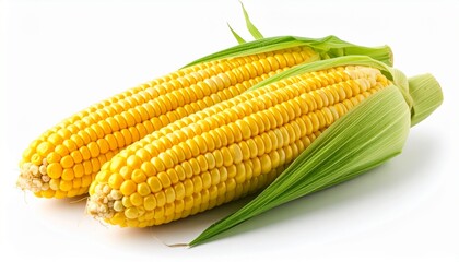 Corn Isolated on White Background