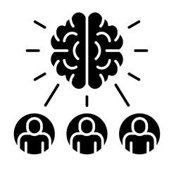 Brainstorming  Icon Element For Design